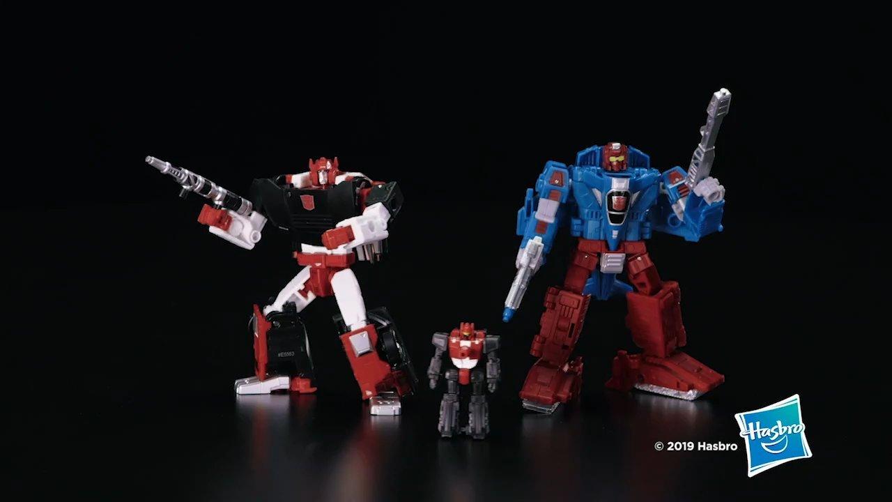 Transformers Toys Generations War for Cybertron Deluxe WFC-S26 Autobot Alphastrike Counterforce 3-Pack - Final Strike Figure Series: Part 1