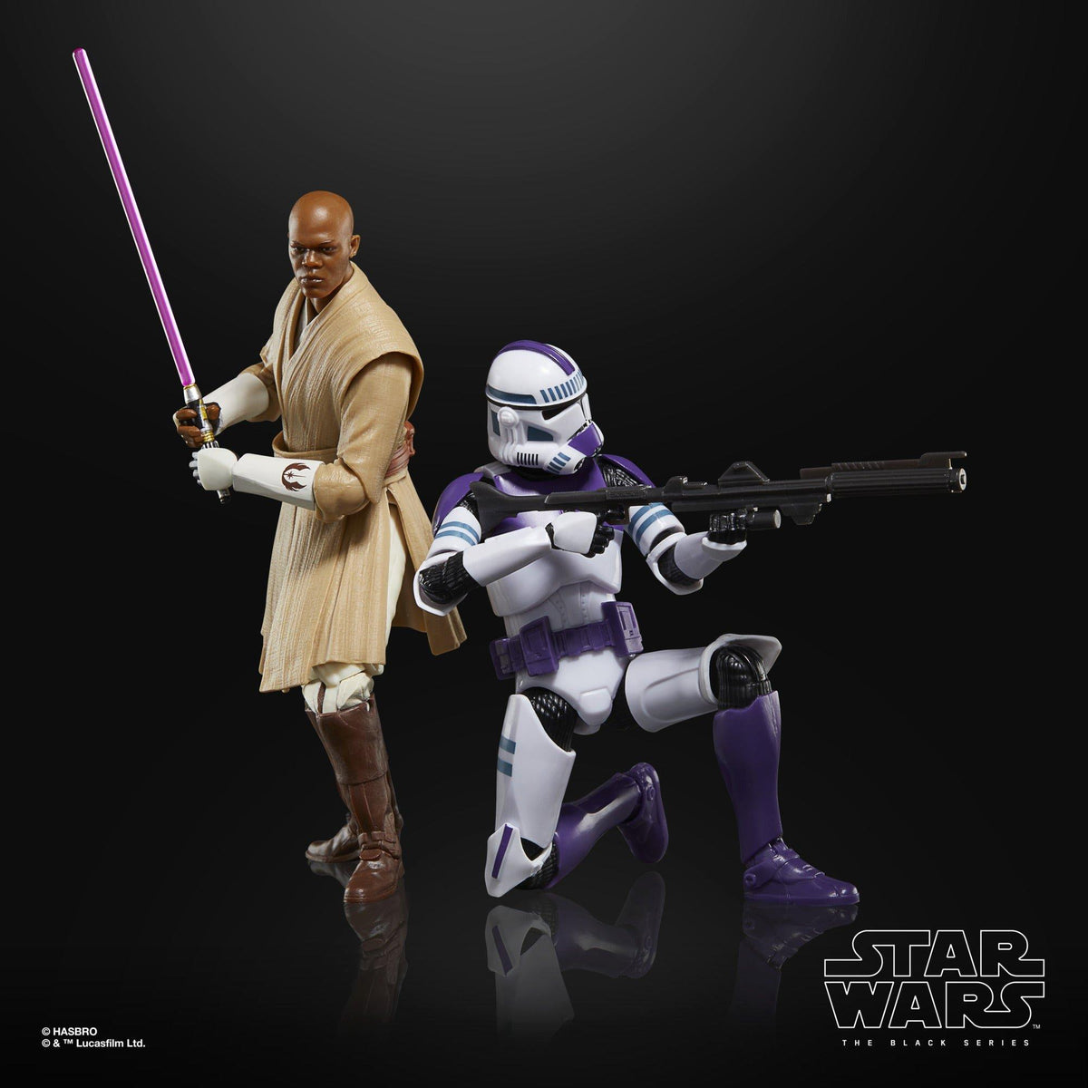 STAR WARS The Black Series Mace Windu & Clone Trooper