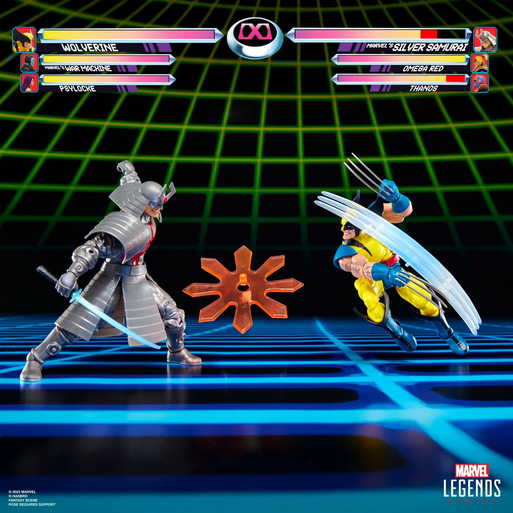 Marvel Legends Series Gamerverse Wolverine vs Marvel's Silver Samurai