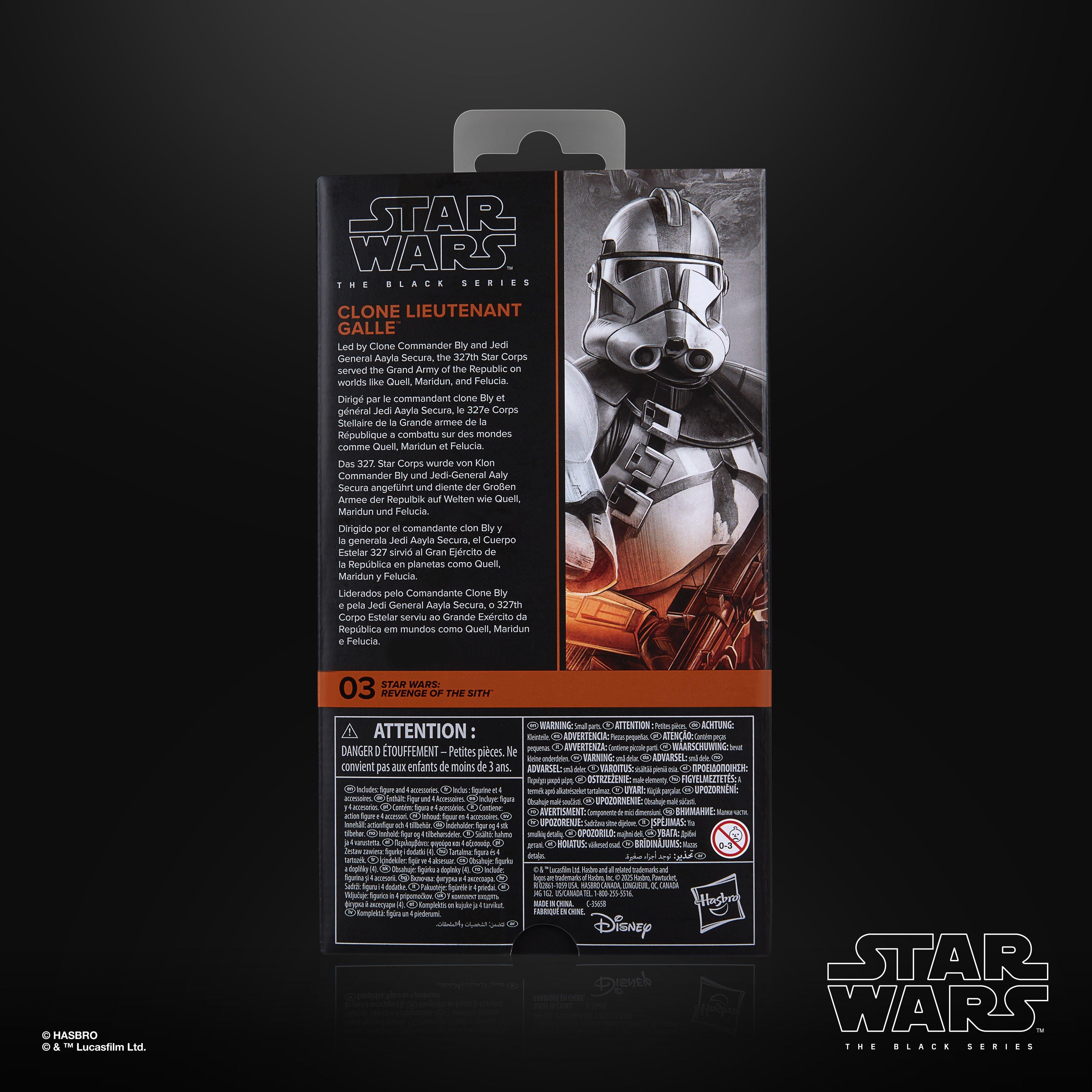 STAR WARS: The Black Series Clone Lieutenant Galle