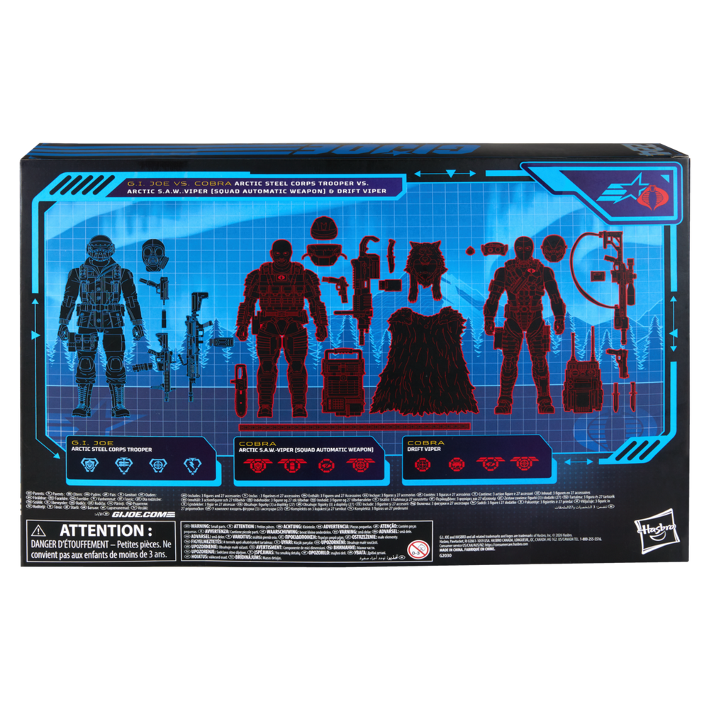 G.I. Joe Classified Series Arctic Battle 3-Pack