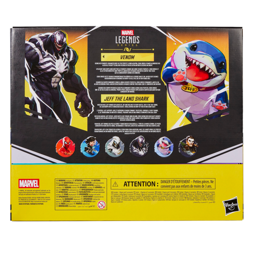 Marvel Legends Series Marvel Rivals Venom & Jeff the Land Shark