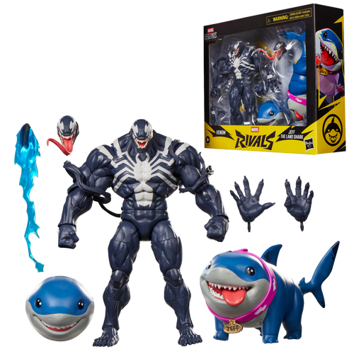Marvel Legends Series Marvel Rivals Venom & Jeff the Land Shark