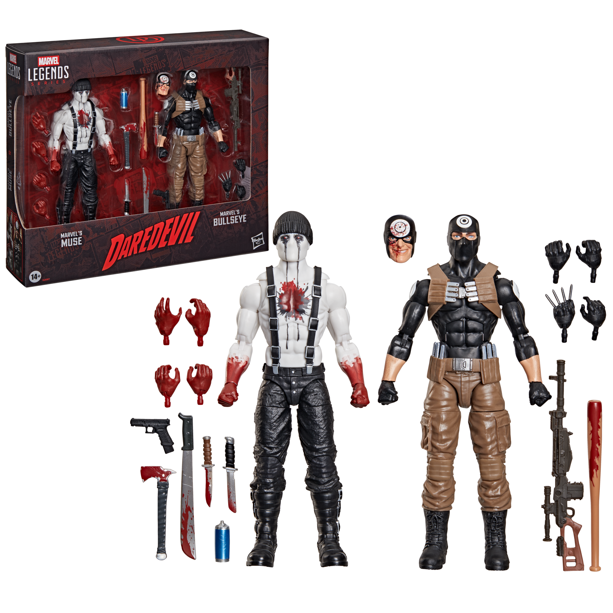 Marvel Legends Series Marvel’s Bullseye and Marvel’s Muse
