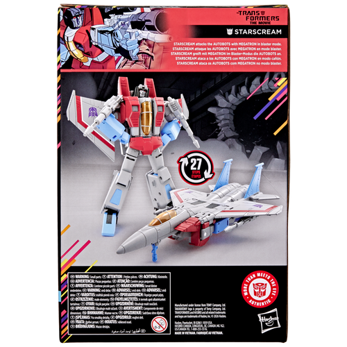 Transformers Studio Series MTMTE Collection The Transformers: The Movie Voyager Class Starscream