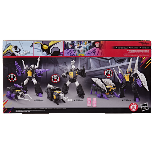 Transformers Studio Series The Transformers: The Movie MTMTE Collection Insecticon Bombshell, Insecticon Shrapnel, & Insecticon Kickback